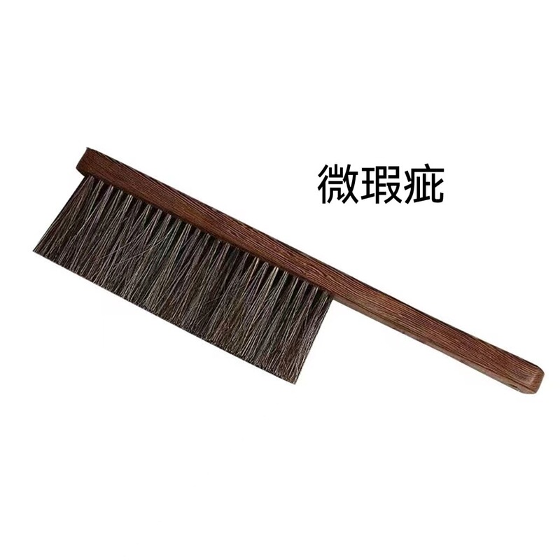 手羽先の木のベッドブラシの直柄のベッドブラシの柔らかい毛の長い柄の木製の清潔なほこりのベッドブラシ|undefined