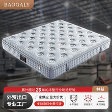 型号-林兹 五星级酒店席梦思床垫子1.8米独立弹簧1.5米家用卧室天