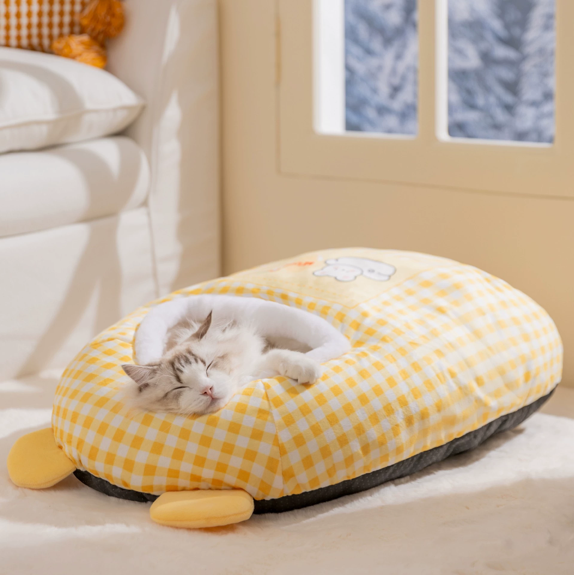Keep warm safe sleeping bag, cat, kitten