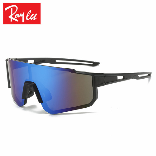 Cross-border new men's and women's outdoor cycling sunglasses, one-piece bicycle windshield glasses, 9815 sports sunglasses