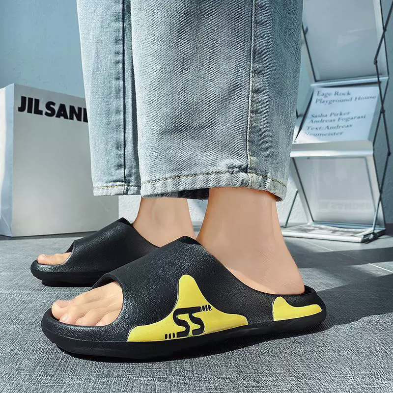 Холодные тапочки для мужчин, чтобы наступить на фекалии летом новая ванная комната купание противоскользящие домашние тапочки для мужчин на улице оптовая продажа