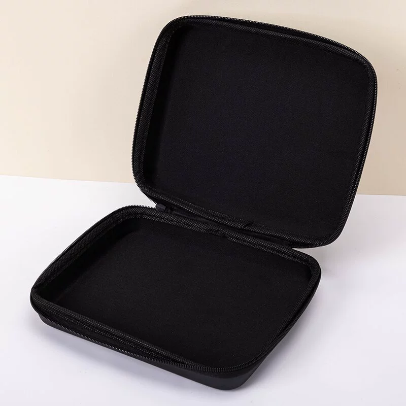 Сумка для хранения из ЭВА, коробка для хранения, сумка для мобильного жесткого диска с застежкой-молнией, модная утолщенная маленькая прямоугольная сумка из искусственной кожи