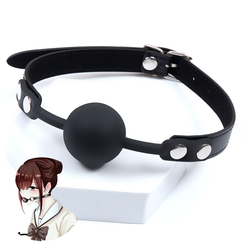 SM sex toys silicone plug ball mouth ring mouth flail mouth restraint adult sex games training sex toys