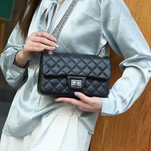 新款经典小香家高版本鱼子酱羊皮包包单肩斜挎时尚百搭腋下真皮包