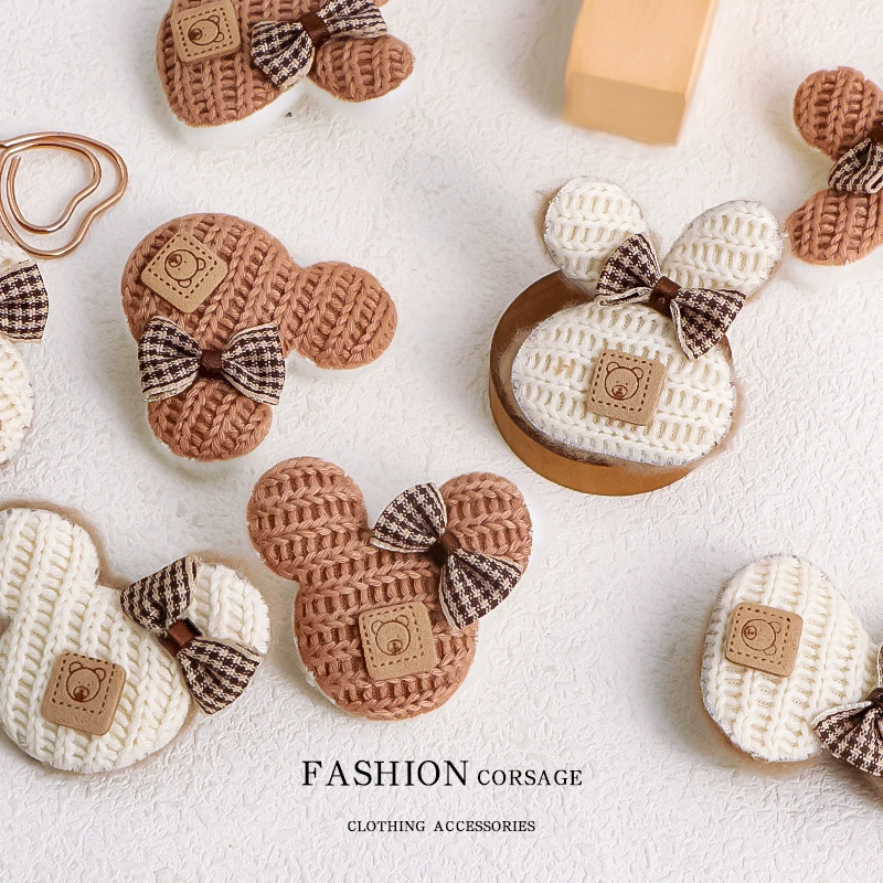 Милой вязанный мультфильм брошь handmade, булавка, аксессуар для сумки, DIY
