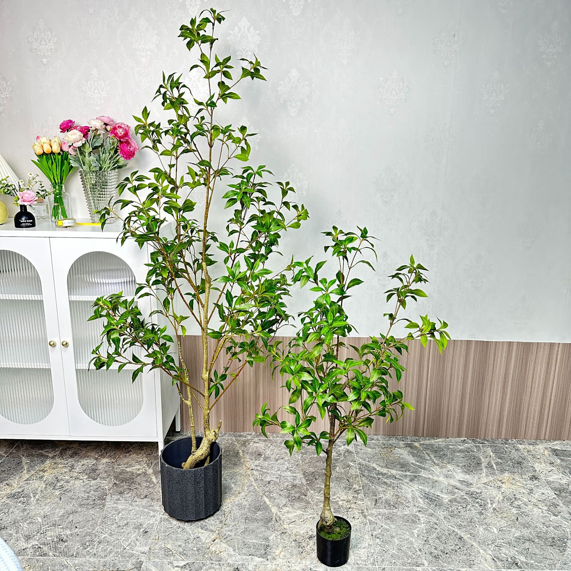 Nórdico paraíso pájaro bonsai salón decoración falso árbol Qin Ye Rong simulación planta maceta planta de simulación al por mayor
