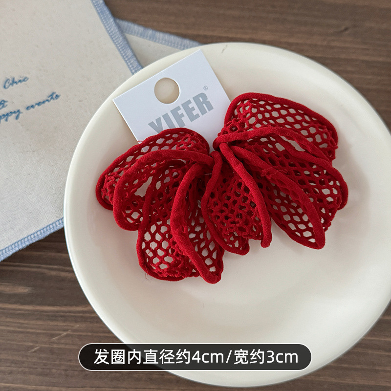 镂空不勒头不伤发头绳马尾发绳耐用高弹力儿童皮筋面膜发圈发饰女|undefined