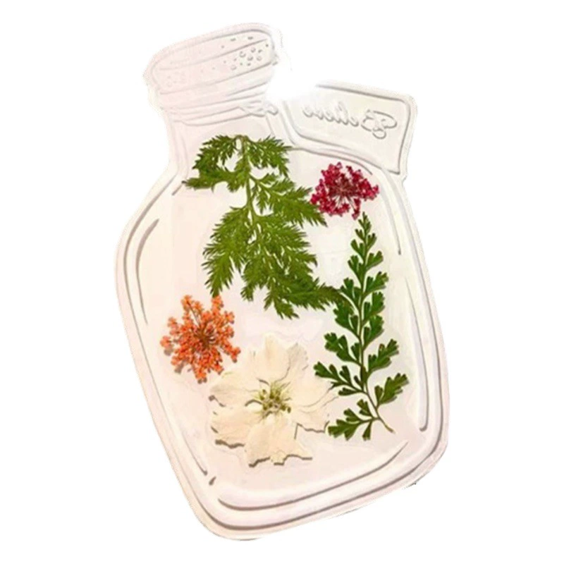 TikTok в том же стиле Закладка из сушеных цветов ручной работы DIY прозрачная маленькая бутылка материал сумка студенческие творческие самодельные лепестки растений