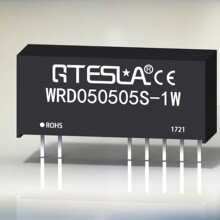 DC-DC ����ѹ����˫·���WRD050505S-1W~WRD051515S-1W