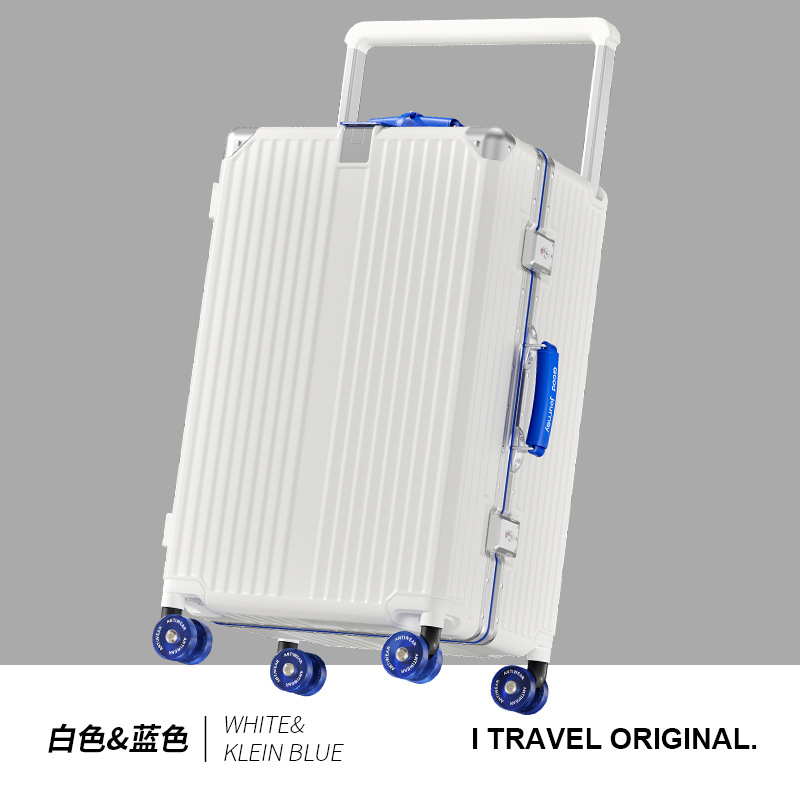 흰색과 파란색(탈착식 충격 흡수 휠/스프링 와이드 타이로드/컵 홀더 포함)