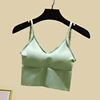 Bra top, waist belt, tank top, top with cups, underwear, beautiful back, for small vest, loose fit