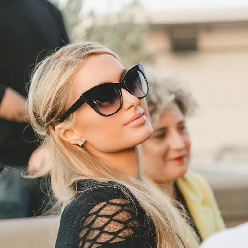 Ojo de gato gafas de sol retro nueva protección solar de las mujeres gafas de sol de conducción protección UV gafas de sol de alta calidad