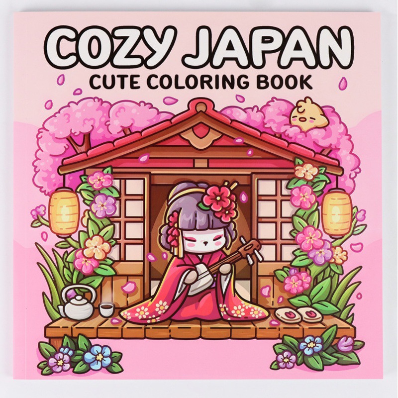 Inventario transfronterizo nuevo libro de colorear CUDDLE CUTIES libros de colorear para niños y adolescentes libros de colorear