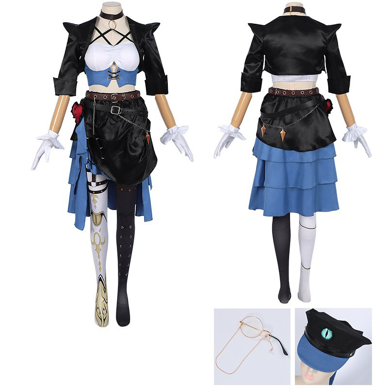 2025 New Women's Clothing Game Cos Costume Warcraft Erin's Same Style Female Cosplay Suit Performance Costume Wholesale