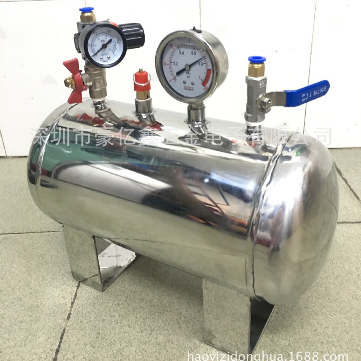 40L储气罐  空气稳压罐  小型稳压储气罐  卧式储气罐 缓冲罐