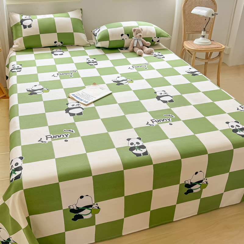 厚手の粗布シーツ一枚の夏の涼感寮一人学生の凉席三点セット卸売り|undefined