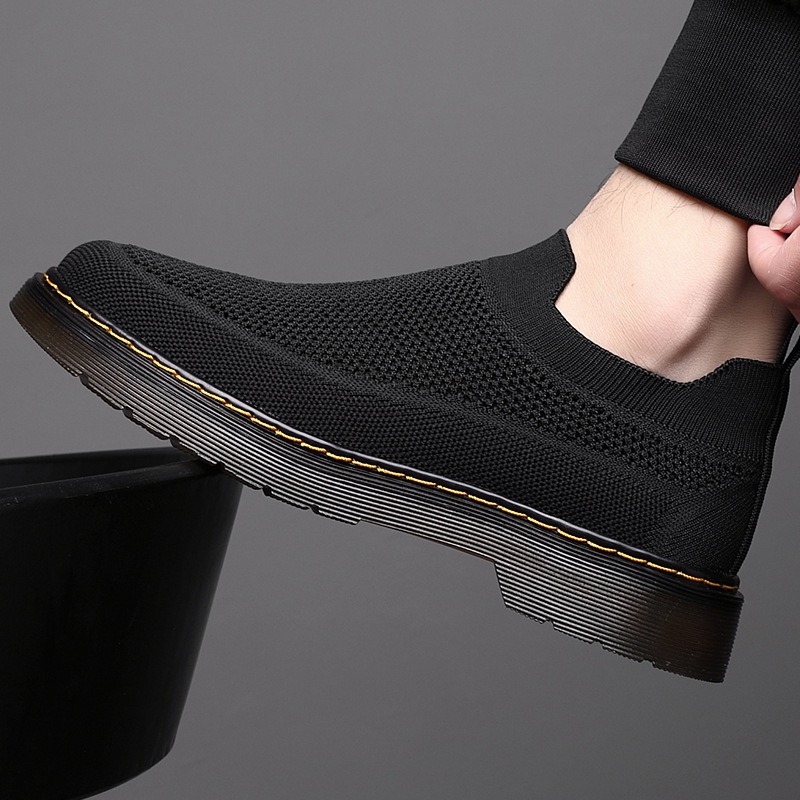 Cloth Shoes for Men 2025 Summer New Breathable Canvas Shoes for Men Old Beijing Cloth Shoes Casual Slip-On Lazy Shoes