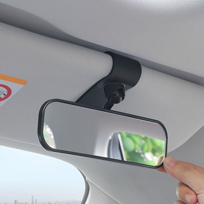 360-degree rotating child safety seat | Large field of view rear view auxiliary mirror