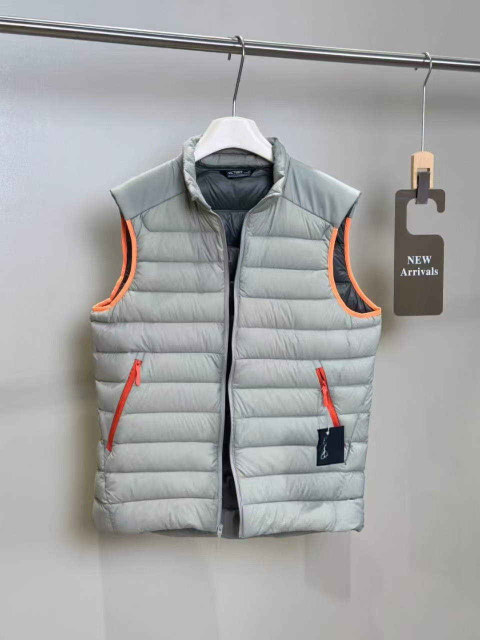 Bird 's Home Selection New Cerium Velvet Chaleco invierno caliente a prueba de viento impermeable logotipo de ocio ultra alto volumen