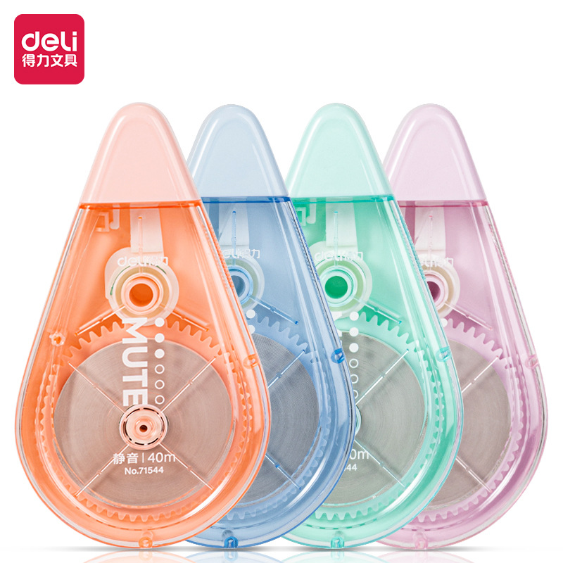 Deli/Deli Corrector Cinta silenciosa de gran capacidad para estudiantes de escuela primaria, instalación asequible, correa de corrección de alta tecnología suave