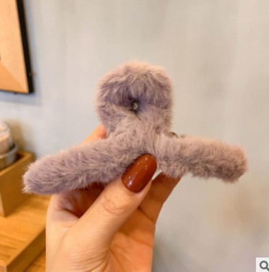 Deep coffee plush grab