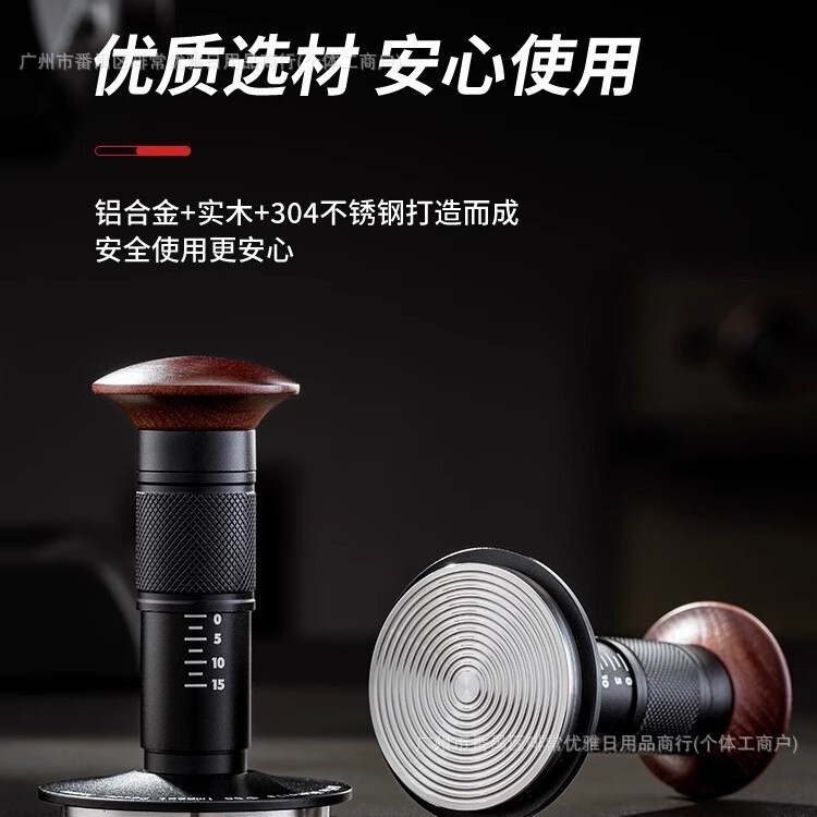 Coffee Machine Impact Powder Hammer with Graduated Powder Press, Threaded Bottom, Constant Pressure Elastic Powder Press Hammer 51/53/5E18 Coffee Machine Impact Powder Hammer with Graduated Powder Press, Threaded Bottom, Constant Pressure Elastic Powder Press Hammer 51/53/5E18
