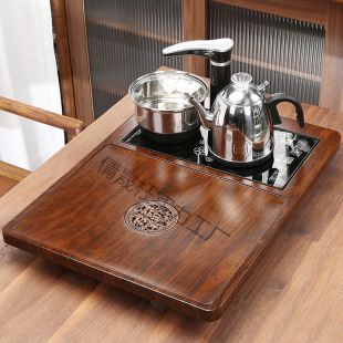 Bottom Water Kettle Integrated small size Tea Tray Automatic Zisha Tea Set suit Household Living Room Kung Fu Tea Table