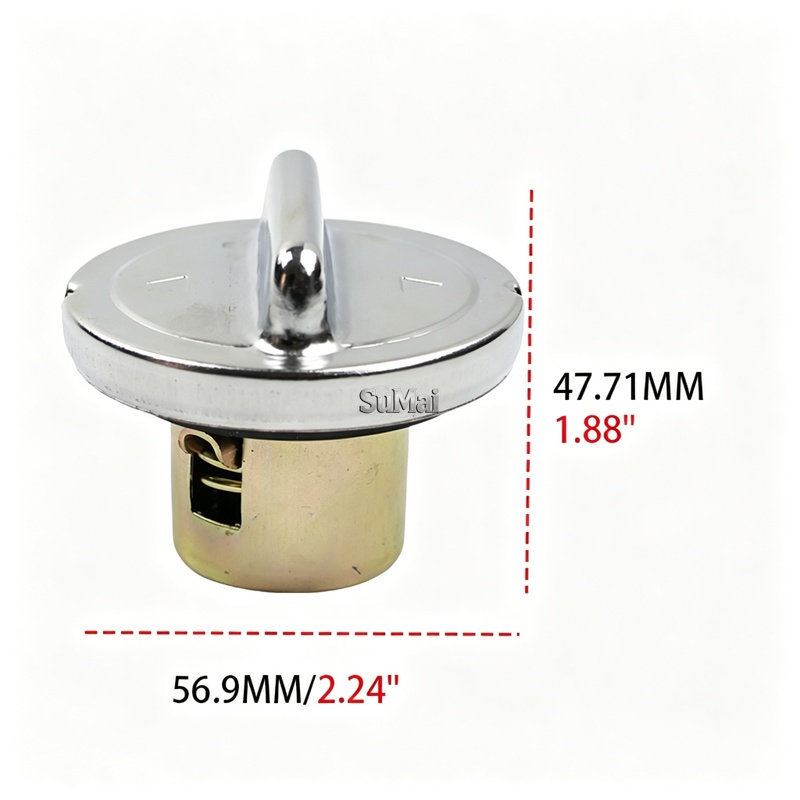 Atv Water-Cooled Atv Go-Kart Spiral Fuel Tank Cap Suitable for Gy50-250Cc Iron Fuel Tank Cap Fuel Pot Cap