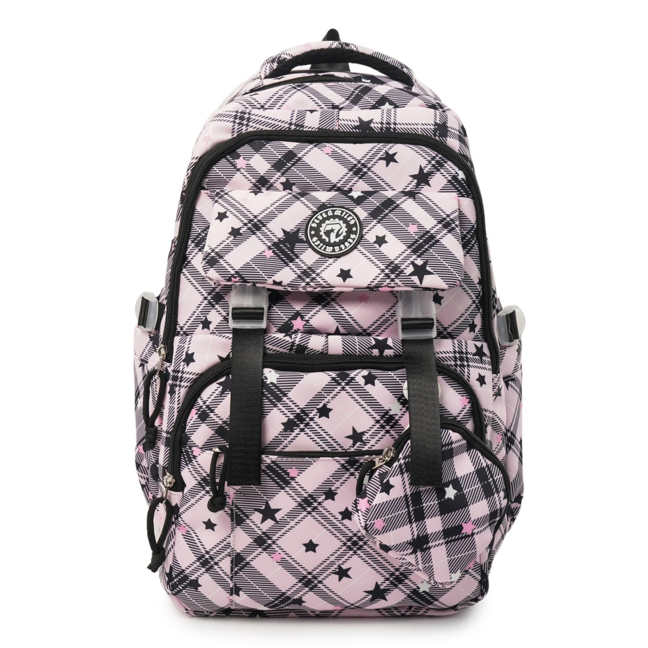 Mochila ligera y de gran capacidad nueva mochila de alta apariencia para estudiantes de secundaria coreana fresca y dulce mochila de color dulce