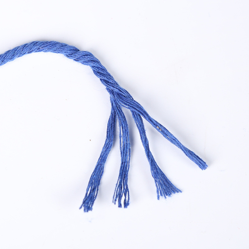 3mm cuerda de algodón colorido diy hecho a mano 4mm cuerda de tapiz cuerda tejida 5mm regalo cuerda de algodón decorativa cuerda de sombrero al por mayor