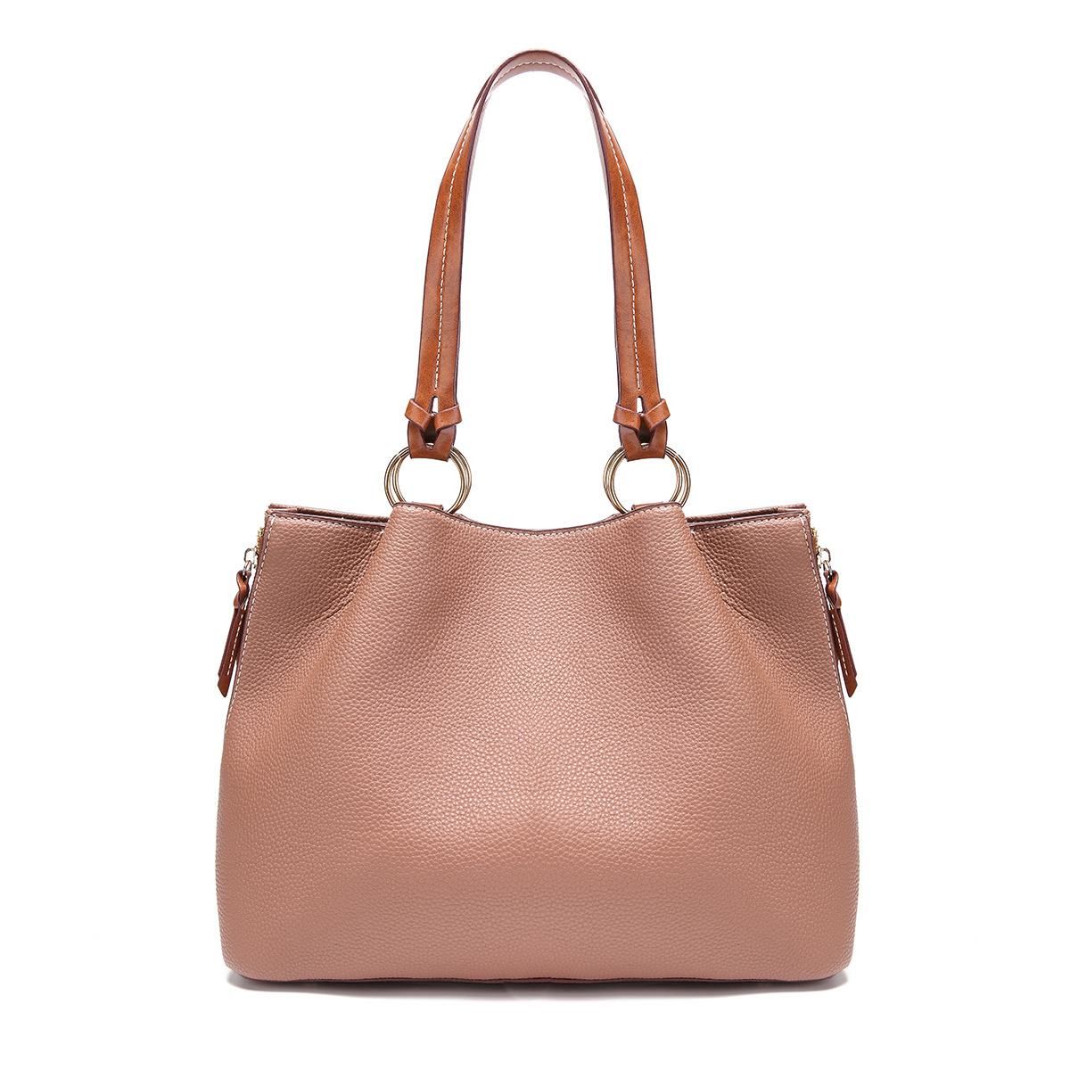Retro Pebble Lychee Particle Texture Single Shoulder Mother-in-law Women's Bag Large Capacity_voghion.com
