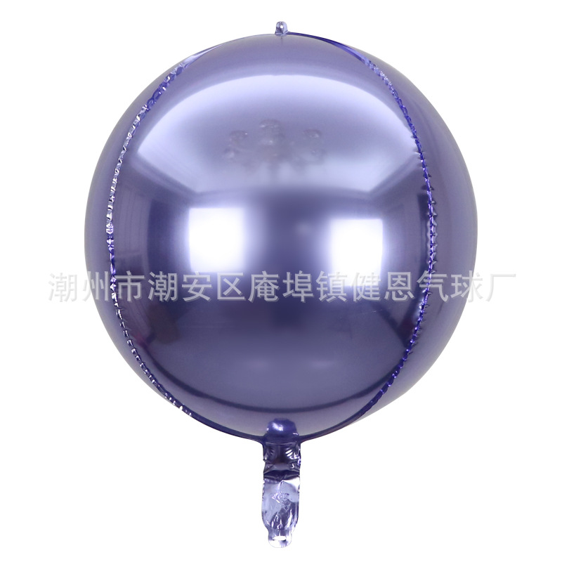 Globo aluminio redondo 4D grande