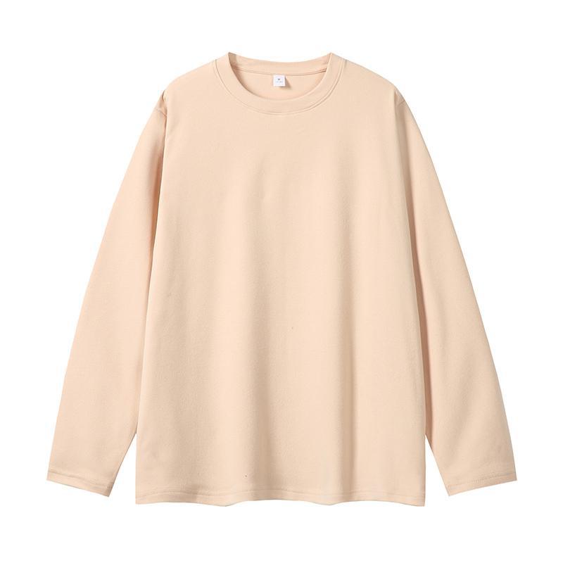 카멜 [라운드넥 저먼벨벳 긴팔 티셔츠]