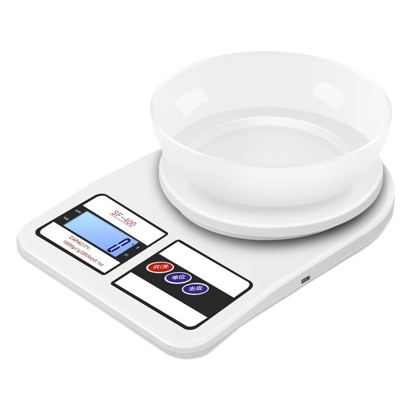 Balanza digital doméstica de precisión, balanza pequeña de 10kg, balanza de peso en gramos, balanza para hornear en cocina, balanza comercial para alimentos sf400