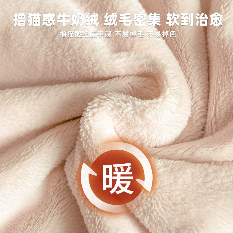 Invierno más cama de lana de cuatro piezas conjunto 2025 nueva cama de lana de leche gruesa sábanas de lana de coral cubierta de colcha de tres piezas