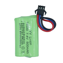 14500 7.4V SM-3P锂电池组电动玩具越野车攀爬车四驱车电池组