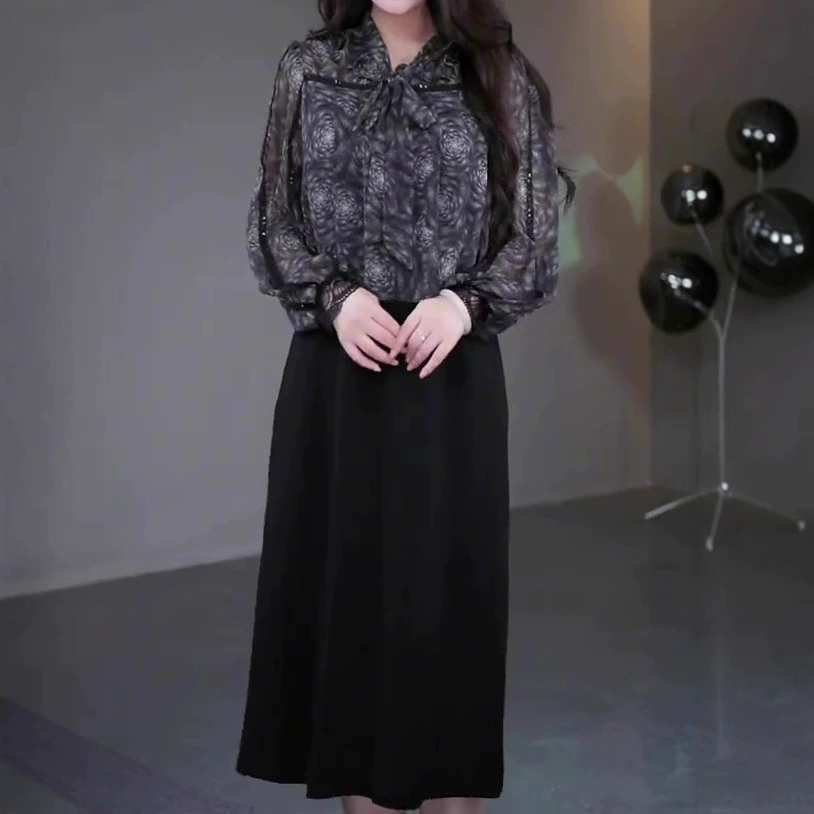 Летняя новая французская мода, легкая роскошная женщина