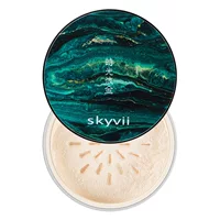 Skyvii5007 Поэзия Keya Time Легкий плавный Золотой набор Рассеивание пудры для макияжа Освежающая пудра Не легко снимается Макияж Пот
