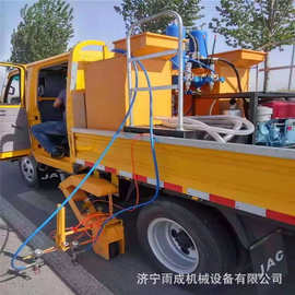 18L-2型车载式冷喷划线机 全自动马路标线机 道路双缸画线机 图片