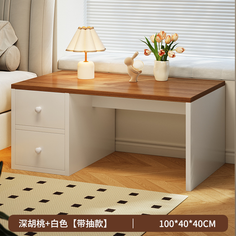 Comodador pequeño red ventana flotante Tatami pequeña mesa de té dormitorio mesa baja al lado de la cama INS mesa de maquillaje