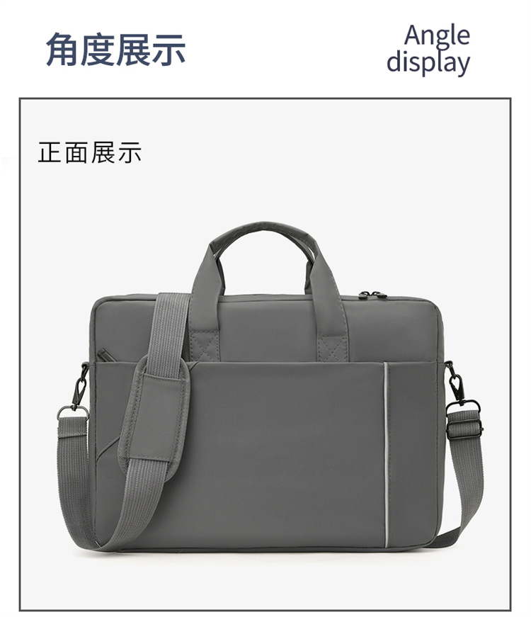 Notebook bag and handbag are suitable for Lenovo, Huawei, Apple, Dell, HP, ASUS, business trip briefcases, and can be carried diagonally on one shoulder undefined