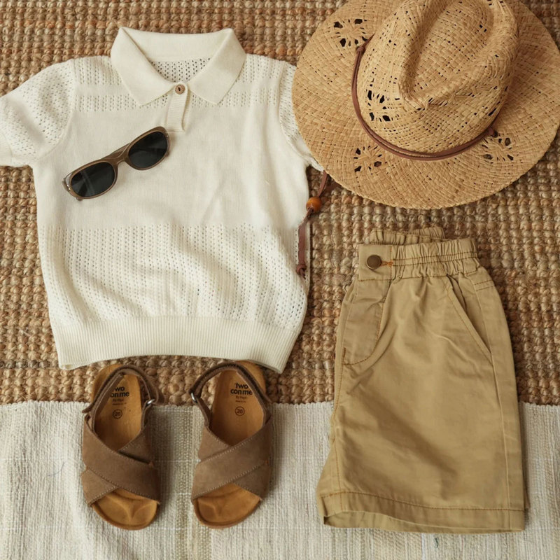Boys' Short-Sleeved T-Shirts Kidsren's Summer Clothes 2025 New Thin Handsome White Knitwears Baby Girl Polo Shirts Trendy 3 Boys' Short-Sleeved T-Shirts Kidsren's Summer Clothes 2025 New Thin Handsome White Knitwears Baby Girl Polo Shirts Trendy 3