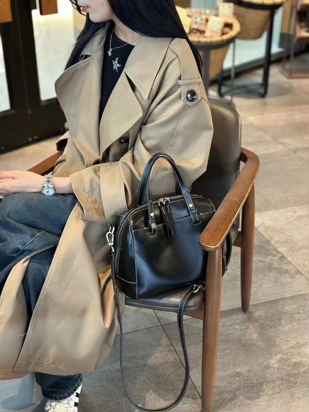 Bolso de cuero curtido vegetal primera capa de piel de vaca gran bolsa de pasta de árbol de cuero retro bolsa de mensajero de moda casual todo-fósforo de cuero suave 775