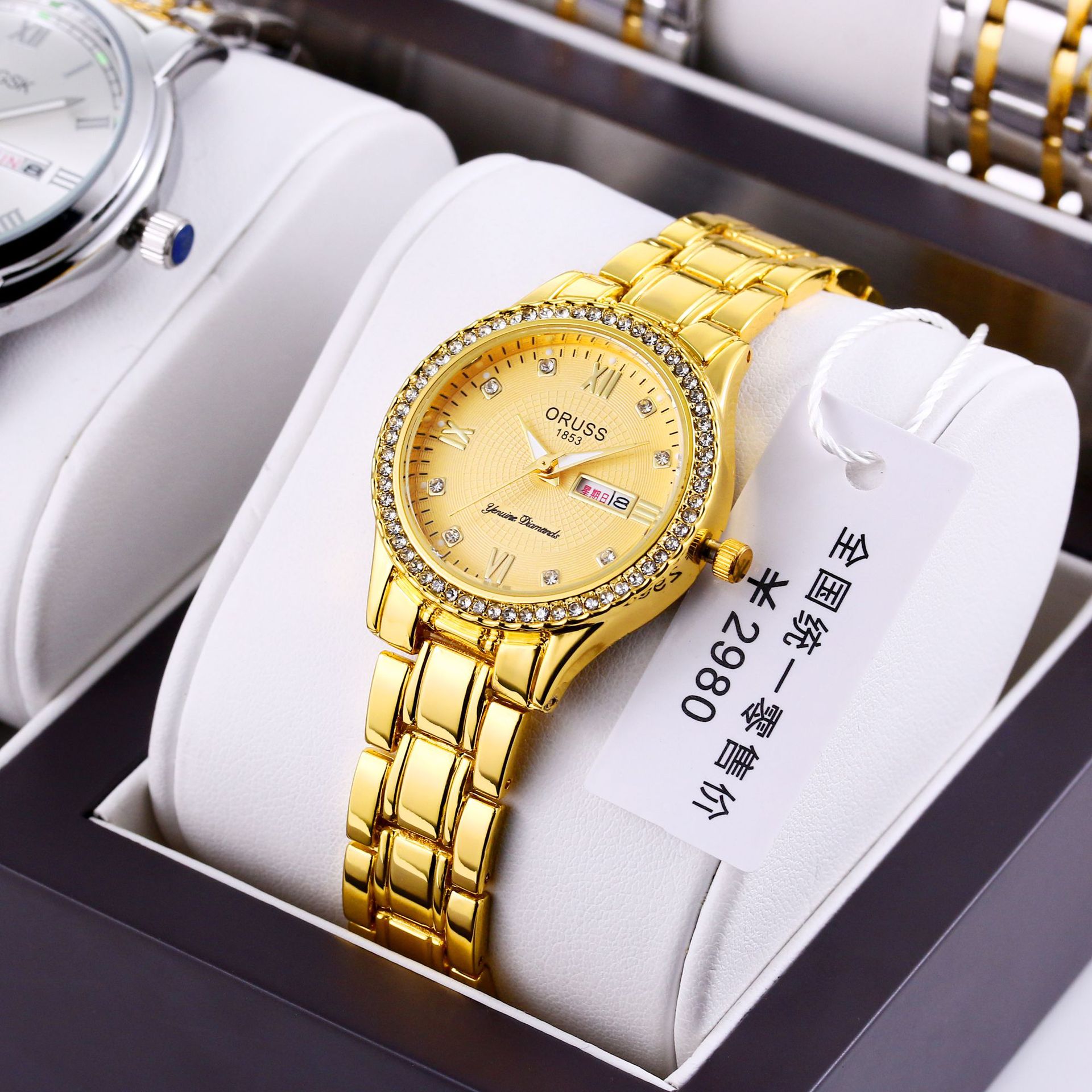 XJ 여자 풀 골드 다이아몬드 [1]