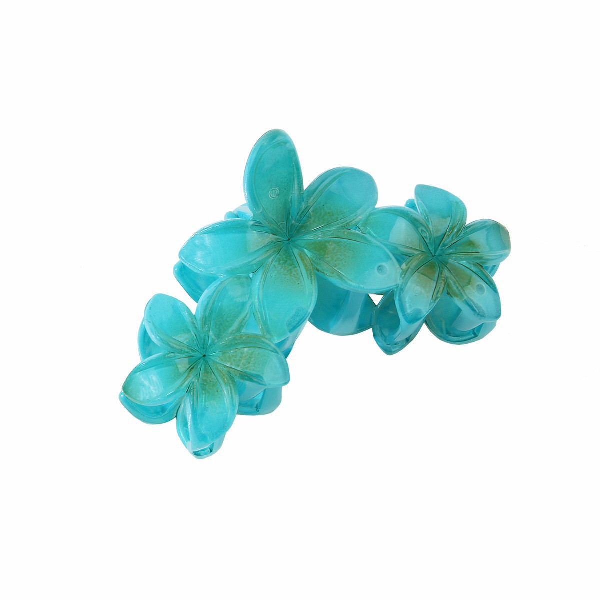 77g Weight Hair Claws Hair Accessories Type 1 Piece Quantity Casual, Daily Occasion Plastic Material Plumeria Pattern Women's Gender Classical Style Classical Women's Plumeria Plastic Hair Claws 8