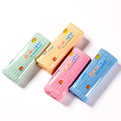 Factory wholesale 4P grid cloth household kitchen towels water-absorbent non-sheddingScrubbing cloths easy to clean dishwasher towels