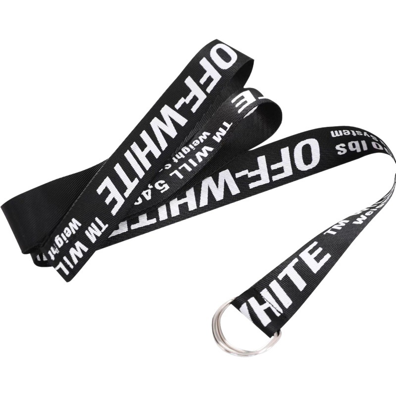 Doble anillo hebilla cinturón de lona cinturón de tela unisex Venta caliente moda estilo coreano todo partido cinturón decorativo