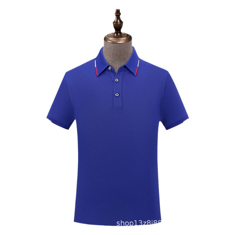 Лето 50 шелк тутового дерева 5A Антибактериальная рекламная рубашка футболка с лацканами рубашка поло рабочая одежда вышивка логотипа на заказ