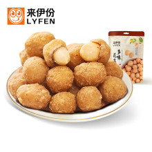 来伊份多味花生豆186g袋甜辣香辣裹衣花生米下酒菜休闲零食炒货批