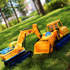 Electric universal excavator with light music, car, bulldozer, toy, wholesale